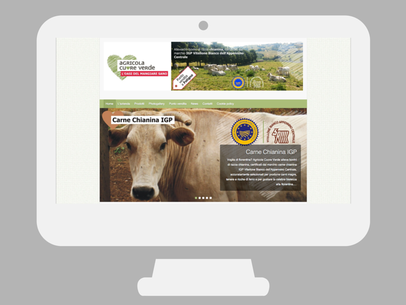 Sito web Agricola Cuore Verde