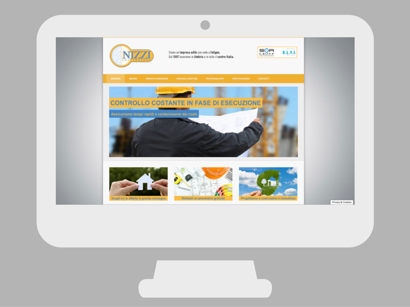 Sito web Nizzi Costruzioni