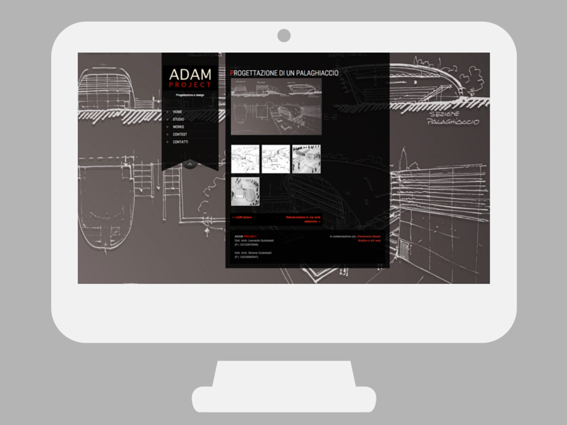 Sito web Adam Project
