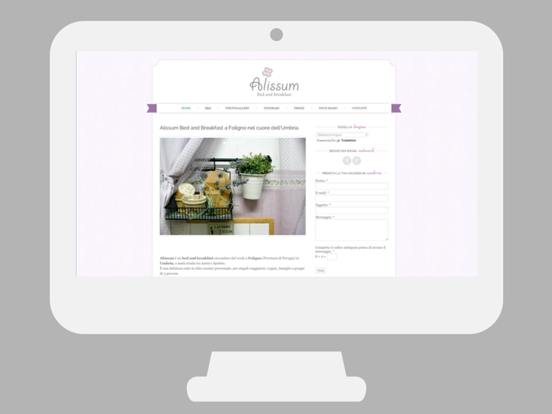Sito web Alissum B&B 1
